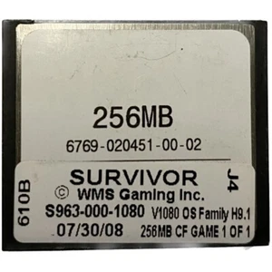 WMS Bluebird 1 Compact Flash GAME Software Survivor - Picture 1 of 1