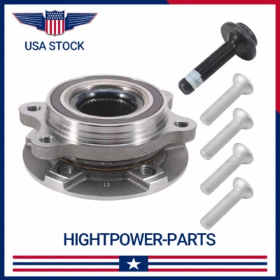 Front Wheel Hub+ Bearing for Audi A4 A5 A6 A7 A8 Q5 S6 S7 2009-2015 8K0598625 - Image 1 of 4