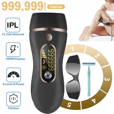 PL Haarentfernungsgerät 999999 Laser Haarentferner Depilator Epilierer 5 Stufen