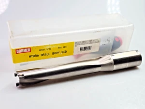 Dormer H855 1-3/32" Indexable Drill Hydra-Drill 5xD Inserted 1.0938" 27.78mm - Picture 1 of 4