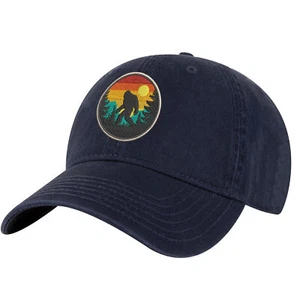 Bigfoot Baseball Cap – Sasquatch Cotton Hat with Adjustable Strapback - Picture 1 of 10