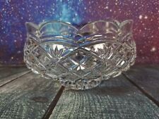 Waterford Crystal Bowl Heritage Collection 8" Footed Vintage 1980s Prestige