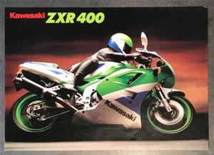 KAWASAKI ZXR400 MOTORCYCLE Sales Brochure c1992 #99948-1084 UK-E I-II ZX400-LI - Picture 1 of 2
