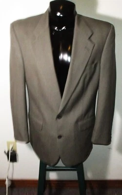 Jaqueta terno blazer de lã marrom acastanhado 40L BURBERRYS' tamanho 40 longa - Imagem 1 de 4