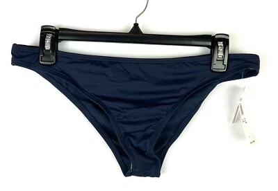 Parte inferior de bikini Roxy para mujer azul oscuro cobertura moderada talla L Foto 1 de 3