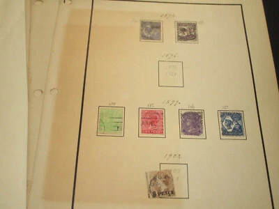 South Australia 19th Century Used Stamp Lot 1855-1908 on Scott Pages Cat $600 - Image 1 of 4