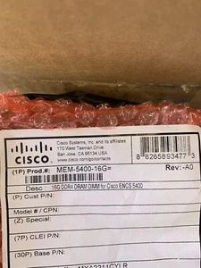 16 DDR4 DRAM DIMM for Cisco ENCS 5400 - Picture 1 of 2