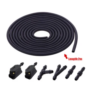 7PCS Windscreen Wiper Arm Washer Nozzle Jets 4 Way Check Valve Tube Pipe Hose, - Picture 1 of 12