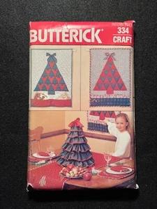 Rare Vintage Butterick Craft 334 Sewing Pattern Christmas Package FF UNCUT - Picture 1 of 2