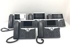 Lot Of 5 Cisco 8841 Cp 8841 K9 Voip Voice Over Ip Phone Charcoal Nice Deal Read