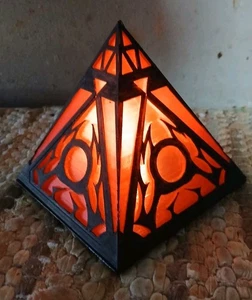 Star Wars Darth Mauls Lost Holocron Illuminato Sith Stampato in 3D Prop Vader - Foto 1 di 2