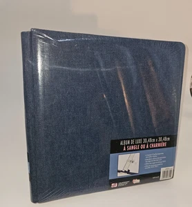 Nuevo álbum de recortes 12x12 DENIM 2004 WESTRIM CRAFTS color azul oscuro Denim - Imagen 1 de 2