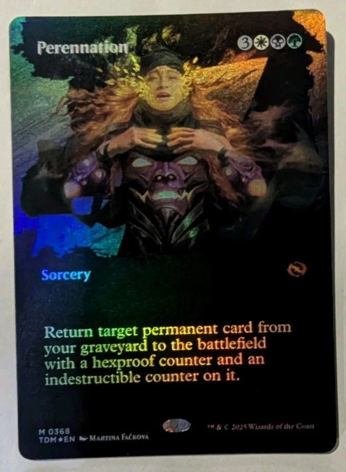 Perennation (Borderless) Tarkir: Dragonstorm Foil - MTG MYTHIC  - Image 1 of 1