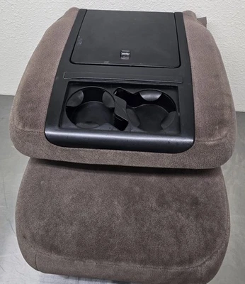 92-96 FORD TRUCK F150 F250 F350 CENTER JUMP SEAT CONSOLE 40/20/40 TAN MOCHA OBS Foto 1 de 4