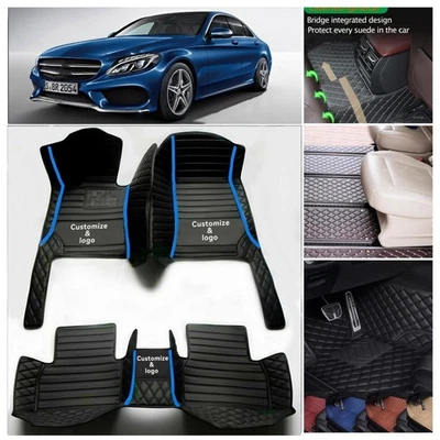 Alfombrillas para todo tipo de clima aptas para Mercedes-Benz Clase C Sedán 1994-2025 Foto 1 de 4