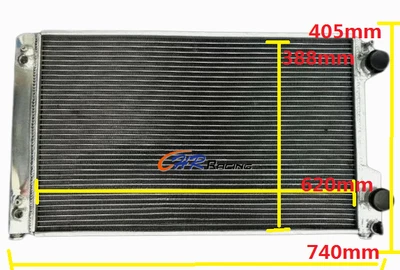 Radiador de aluminio para Audi V8 Quattro 4C 3,6L/4,2L A/T 1990-1994 91 92 93 94 Foto 1 de 4