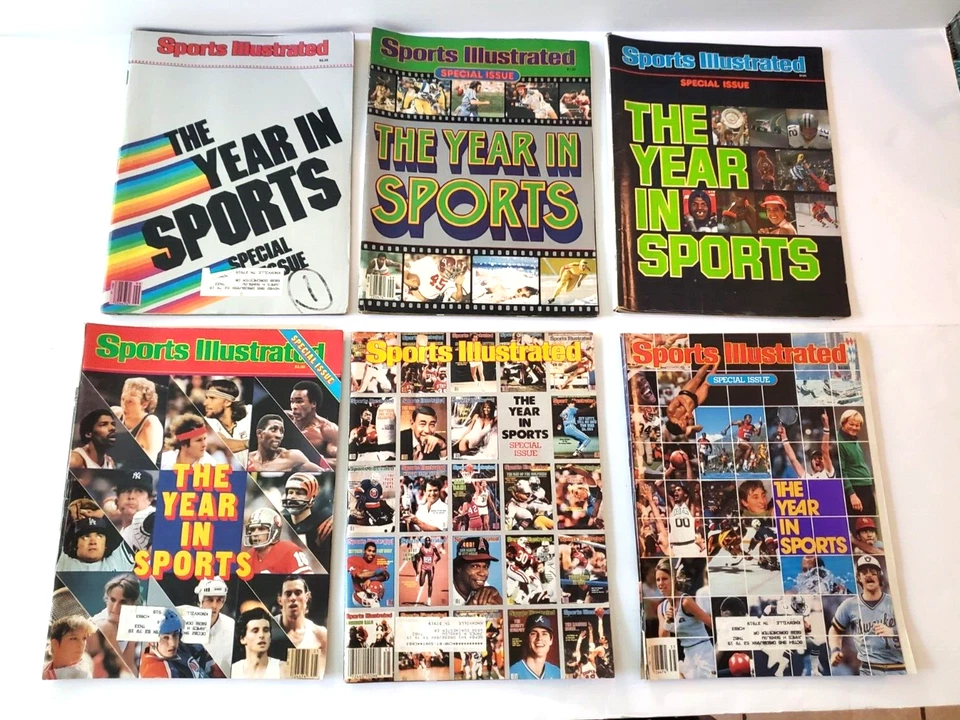 The Year In Sports - Lot of 6 Sports Illustrated Magazine -1979 thru 1984 - Image 1 of 4