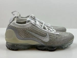 Nike Air Vapormax Flyknit scarpe da corsa donna taglia 6 bianco platino DC4112-100 - Foto 1 di 7