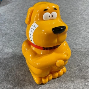 VTG '91 Talking Snausages Dog Treat Biscuit Cookie Jar Quaker Oat VIDEO INCLUDED - Picture 1 of 16