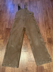 Key Insulated Bib Overalls Sz M- Tall - Picture 1 of 4
