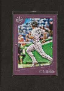 J.T.Realmuto  2019 Panini Diamond Kings - plum border - Miami Marlins