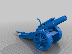 5x 6mm/1:300 Resina Primera Guerra Mundial British Mk II 8" Obús Primera Guerra Mundial - Imagen 1 de 1