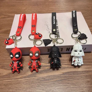 Deadpool Pendant Creative Keychain Car Cartoon Doll Backpack Keychain Gifts - Picture 1 of 28
