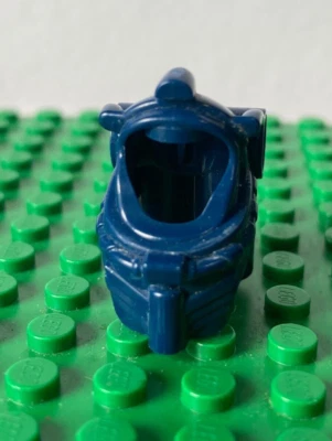 LEGO Part 87754 Dark Blue Scuba Helmet with Air Tanks, City Deep Sea Explorers - Image 1 of 4