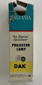 DAK Sylvania Projector Blue Top Lamp 500W 120v 25 hrs Damaged Box - Picture 1 of 6
