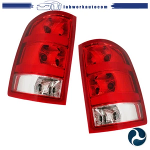 Fit For GMC Sierra 1500 2500 3500 HD 2007-2013 Tail Lights Lamps Left+Right Pair - Picture 1 of 15