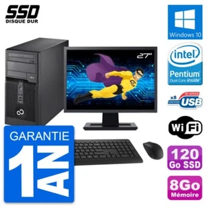 PC tour Fujitsu P510 Bildschirm 27 " Pentium G2020 RAM 8Go SSD 120Go Windows 10 - Bild 1 von 8