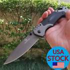 Tactical Combat Spring Assisted Open Pocket Rescue Knife EDC  Fitness , Hunting