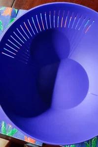 tupperware Maximilian Sieb 3,75 l Abtropf- Standsieb Multisieb Blau - Bild 1 von 2
