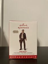 2016 HALLMARK KEEPSAKE STAR WARS HAN SOLO THE FORCE AWAKENS ORNAMENT NIB