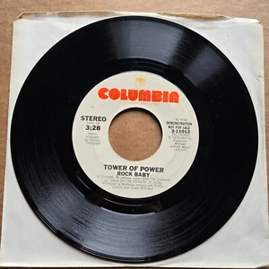 TOWER OF POWER Rock Baby DJ PROMO 45 7" Record Vinyl Records - Picture 1 of 2