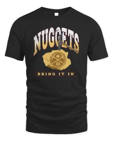 NEW!!! Denver Nuggets Basketball Bring It In T-Shirt Gift For Fans S-3XL Cover