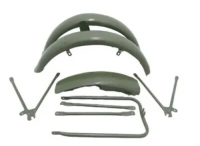 Juego de guardabarros pintado verde modelo militar incomparable G3L Ajs 16M/APTO PARA Foto 1 de 4