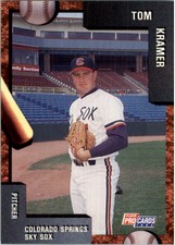 1992 Colorado Springs Sky Sox Fleer/ProCards #748 Tom Kramer