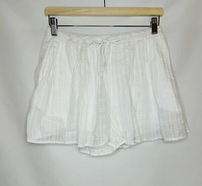 Pantalones Cortos AE AMERICAN EAGLE Blanco Bohemio Ligeros Forrados con Ventosa MEDIANOS NUEVOS CON ETIQUETAS Foto 1 de 4