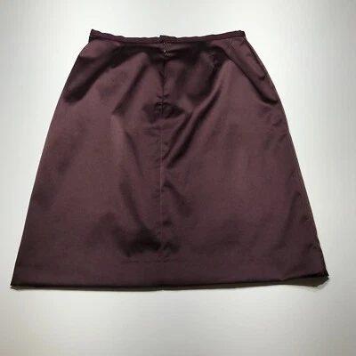 Falda Gap Mujer Talla 4 Granate Borgoña Lápiz Hasta la Rodilla Carrera Informal Elastizada Foto 1 de 4