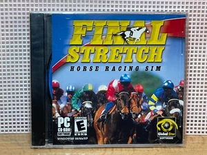 Final Stretch Horse Racing Sim 2003 PC CD-ROM Videojuego Western Equestrian Nuevo - Imagen 1 de 9
