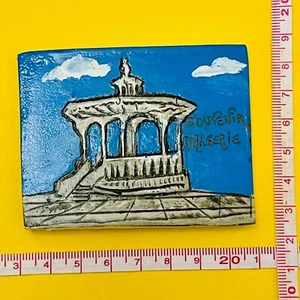 ARGELIA / RECUERDO DE ARGELIA / IMÁN DE NEVERA DE CERÁMICA HECHO A MANO - Imagen 1 de 7