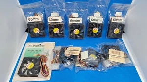 Wholesale Lot: 9   60mm Case Fans   -=NEw=- - Picture 1 of 1