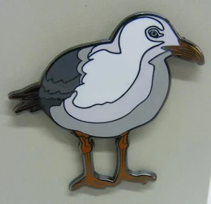 Gaviota pasador de esmalte realista Little Critterz LCBP0056 - Imagen 1 de 3