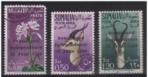SOMALIA 26-6-1960 S. 10 No. 40 + P.A. #28 + 30 § SOMALILAND INDEPENDENCE € 250 - Picture 1 of 1