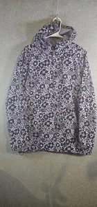 Chaqueta Duluth, para mujer talla XL. Púrpura, floral, cremallera completa, bolsillos - Imagen 1 de 10