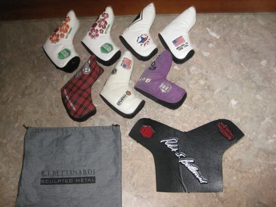 LOTE DE 7 CUBIERTAS PUTTER BETTINARDI CUBIERTA DE CABEZA -2 DE ELLAS RARAS + EXTRAS MOSTRADOS Foto 1 de 4