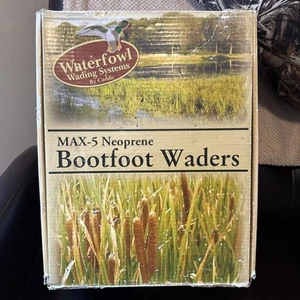 Max-5 Neoprene Bootsfoot Waders Waterfowl Wading Systems by Caddis Sz 11 NEW - Picture 1 of 13