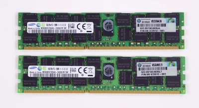Samsung 32GB(2x16GB) PC3-12800R 1600MHz DDR3 M393B2G70QH0-CK0 ECC Server Memory - Image 1 of 3
