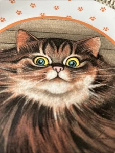 VANDOR LOWELL HERRERO 1988 GATO COLECCIONISTA PLATO GATITO JAPÓN GATO GORDO SORPRENDIDO - Imagen 1 de 4
